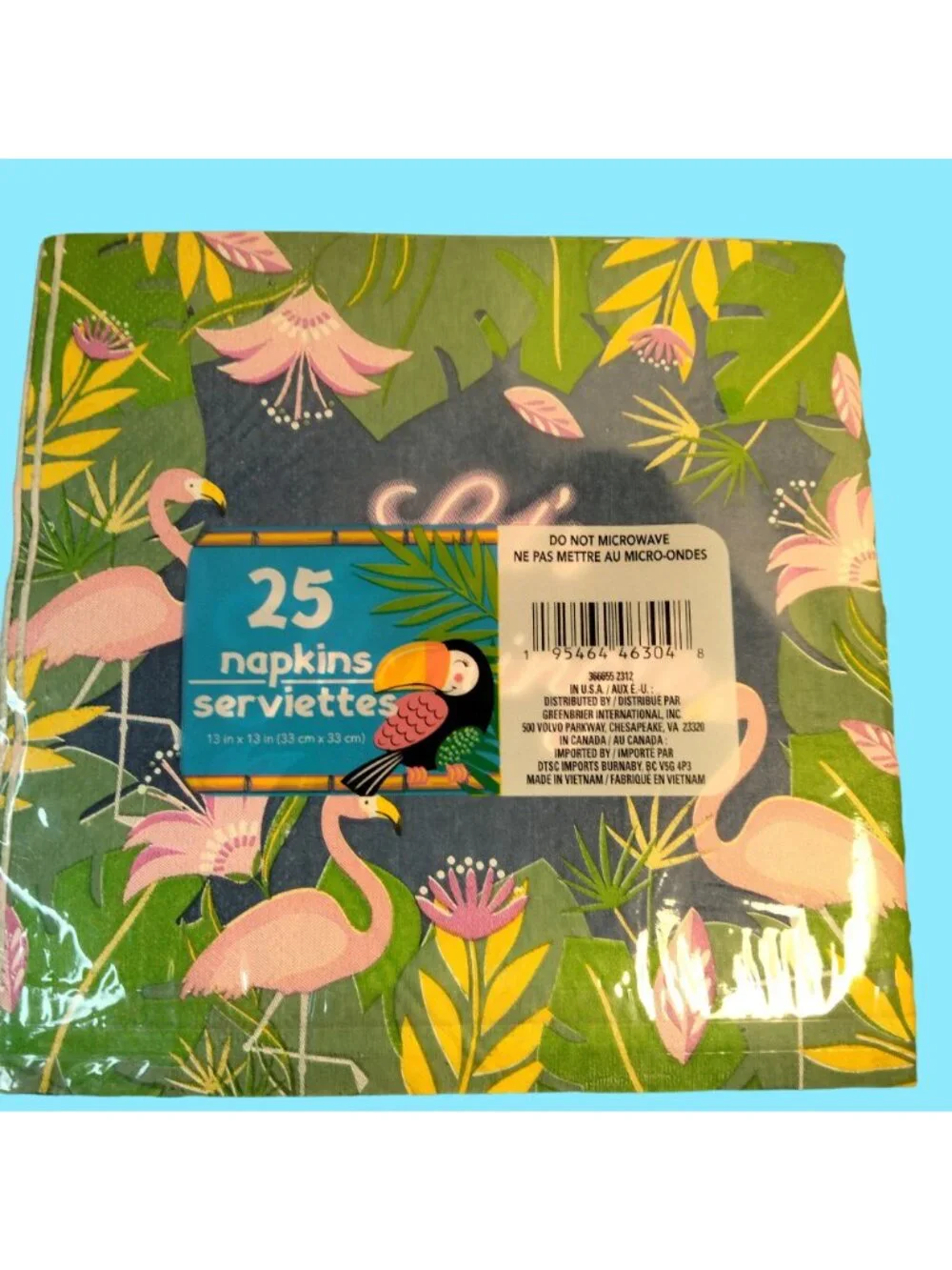 Pool Party Flamingo Paper Plates Napkins Summer Vibes Lets Flamingle 24 Each